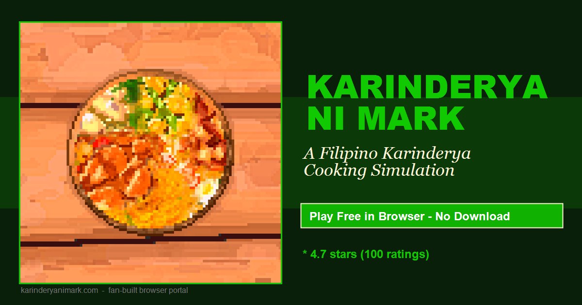 Karinderya ni Mark - free Filipino cooking sim in your browser